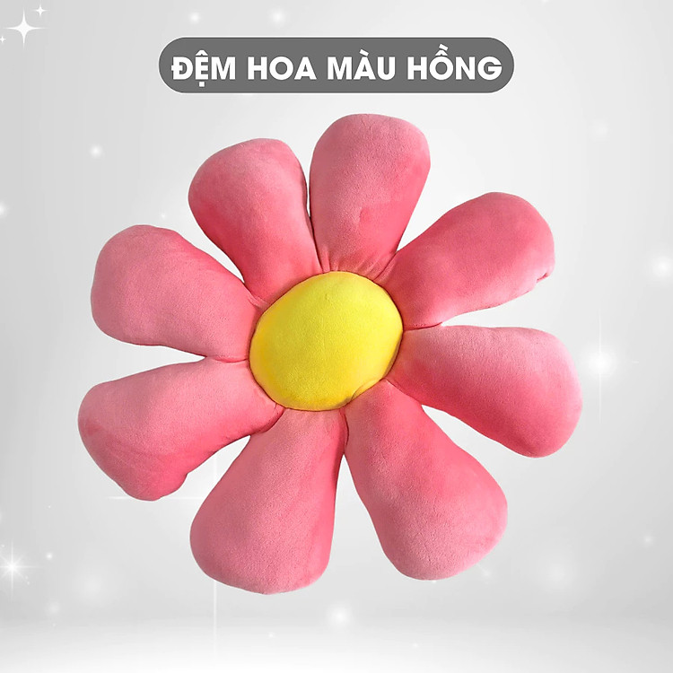 Đệm lót salon hình bông hoa xinh xắn A 45x45cm - đệm bệt quán cafe, văn phòng, trang trí phòng khách