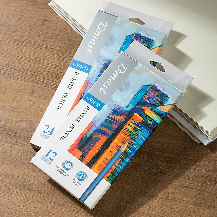 Bút Chì Màu Dmast Deli (12 màu) - Ảnh 3