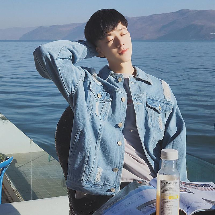 Áo khoác cổ bẻ, có thể giặt ướt, chất liệu bò, kiểu dáng rộng rãi, phù hợp cho mùa xuân TA101