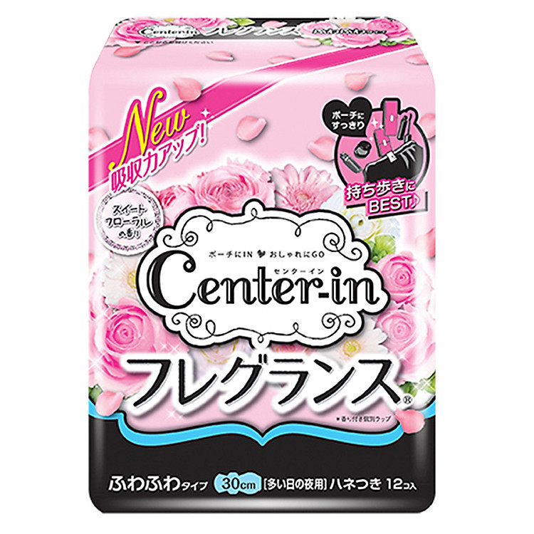 Băng vệ sinh siêu nhỏ gọn Sofy Center-in Compact Slim 30cm có cánh gói 12 miếng 4903111362172