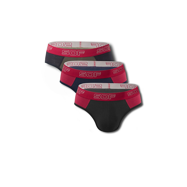 Combo 3 Quần Lót Nam Relax SOF010 dạng brief