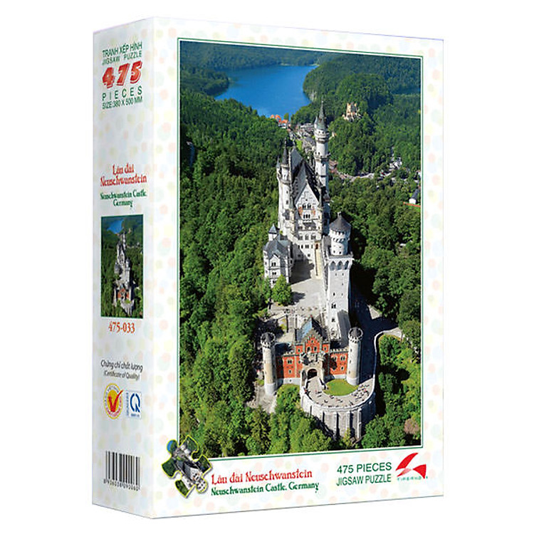 Mua tại Tiki: Tranh xếp hình Lâu Đài Neuschwanstein 475 Mảnh Chính hãng Giá tốt