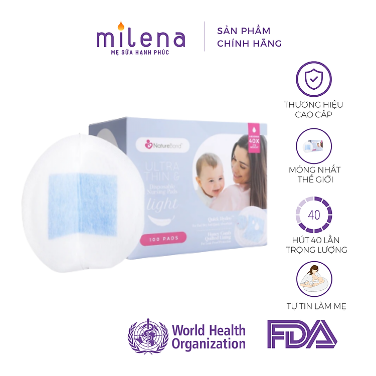 Miếng Lót Thấm Sữa NatureBond Siêu Mỏng Tiết kiệm - Hình ảnh 3