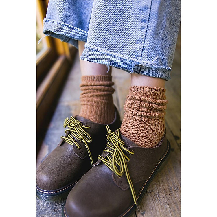 Tất nữ cổ cao chất len đẹp cao cấp dày dặn T-032