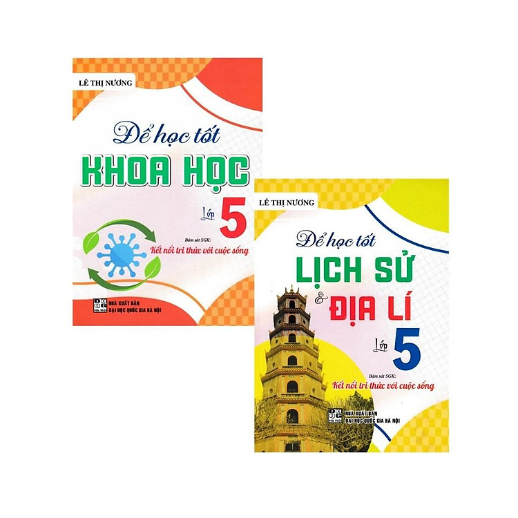 Combo Để Học Tốt Khoa Học + Lịch Sử Và Địa Lí Lớp 5 (Bám Sát SGK Kết Nối Tri Thức Với Cuộc Sống) (Bộ 2 Cuốn) - HA