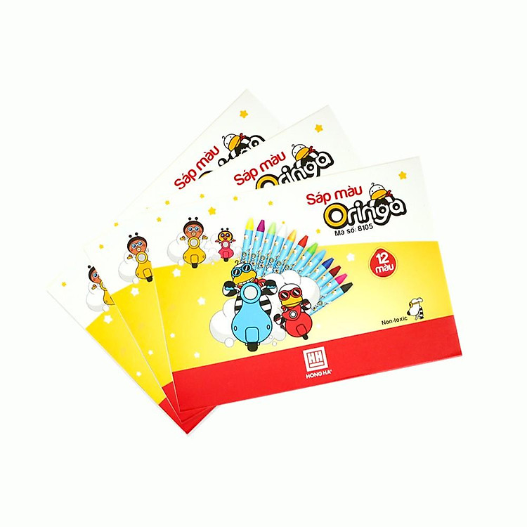 Sáp màu Hồng Hà Oringa (12 màu) - Ảnh 2