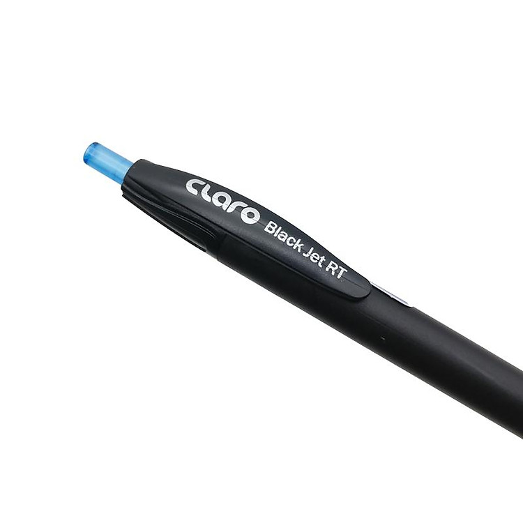 Bút Bi Claro Black Jet RT 0.7 mm (5 chiếc) - Ảnh 3