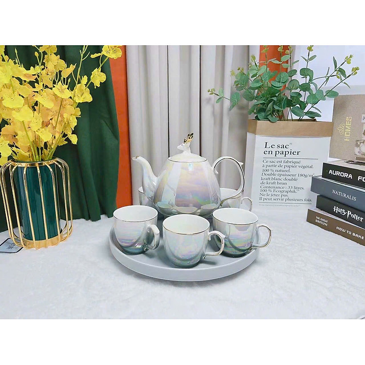 BỘ TÁCH UỐNG TRÀ CAFE_KHAY TRÒN