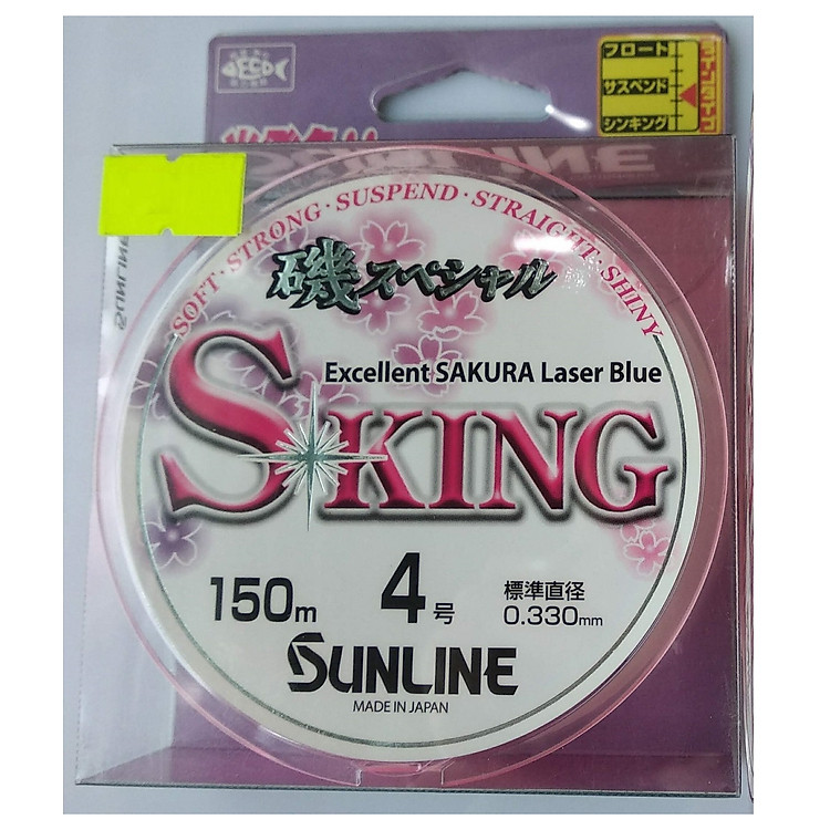 Dây Câu Cá Sunline Excellent Sakura Laser Blue Sking 150M