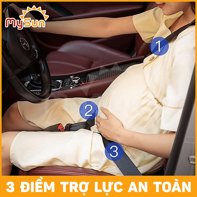 Dây đai an toàn ô tô cho bà bầu Giá rẻ - Hình ảnh 5
