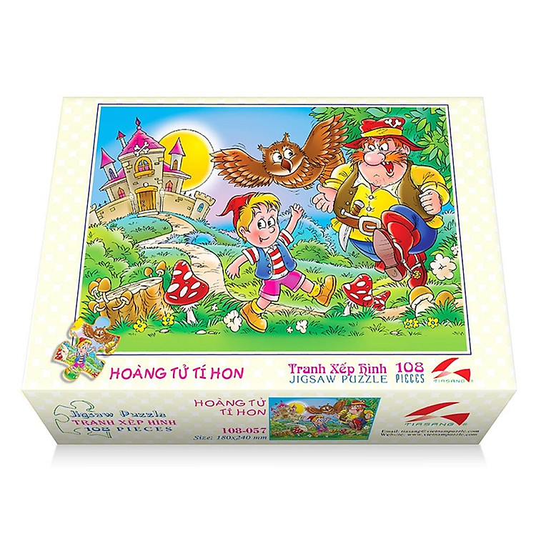 Tranh xếp hình Hoàng tử tí hon 108 mảnh Chính hãng Ưu đãi - Hình ảnh 2