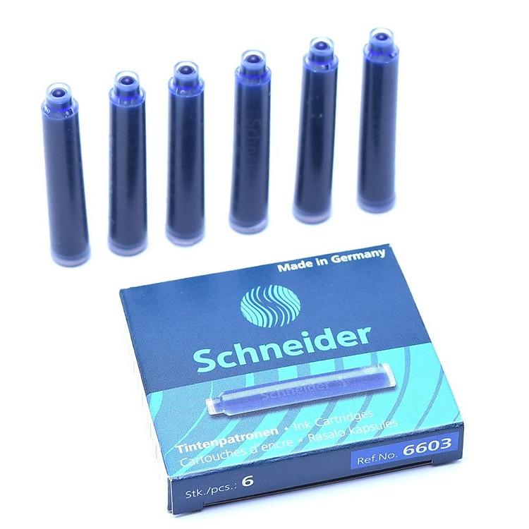 Hộp 6 Ống Schneider 6603 - Mực Xanh - Ảnh 2