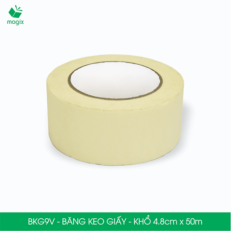Block băng keo giấy 4.8cm x 50m (6 cuộn) - Ảnh 3