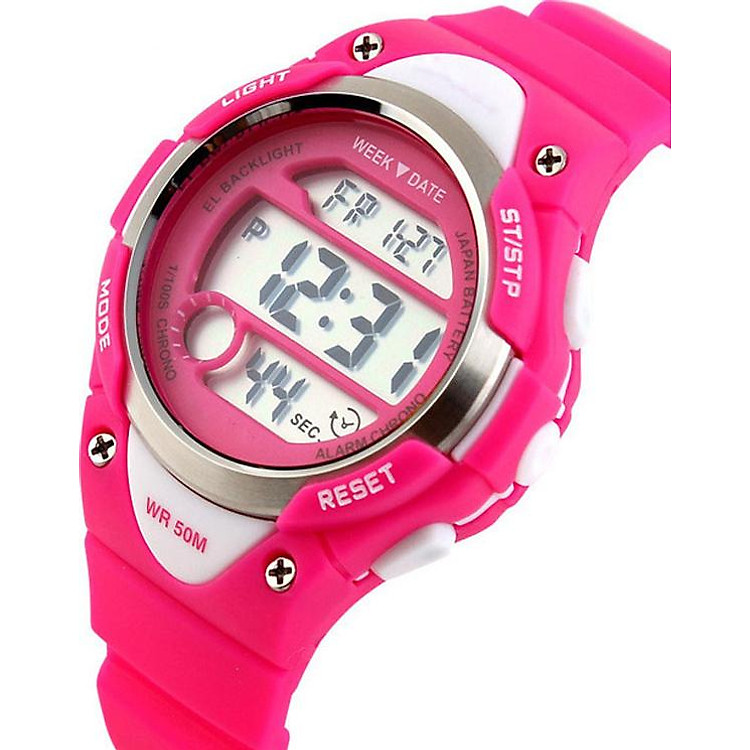 Đồng hô đeo tay trẻ em 2077 Newstar (Hồng)