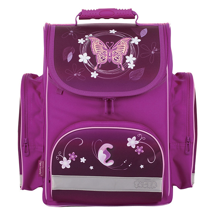 Cặp Học Sinh Siêu Nhẹ Chống Gù Tiger Family Scholar (Purple Mystery) - (38 x 34 x 21cm) - 1731C