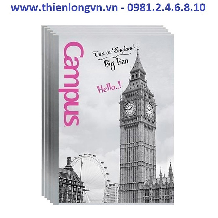 Lốc 5 quyển vở kẻ ngang Landscape B5 (120 trang)