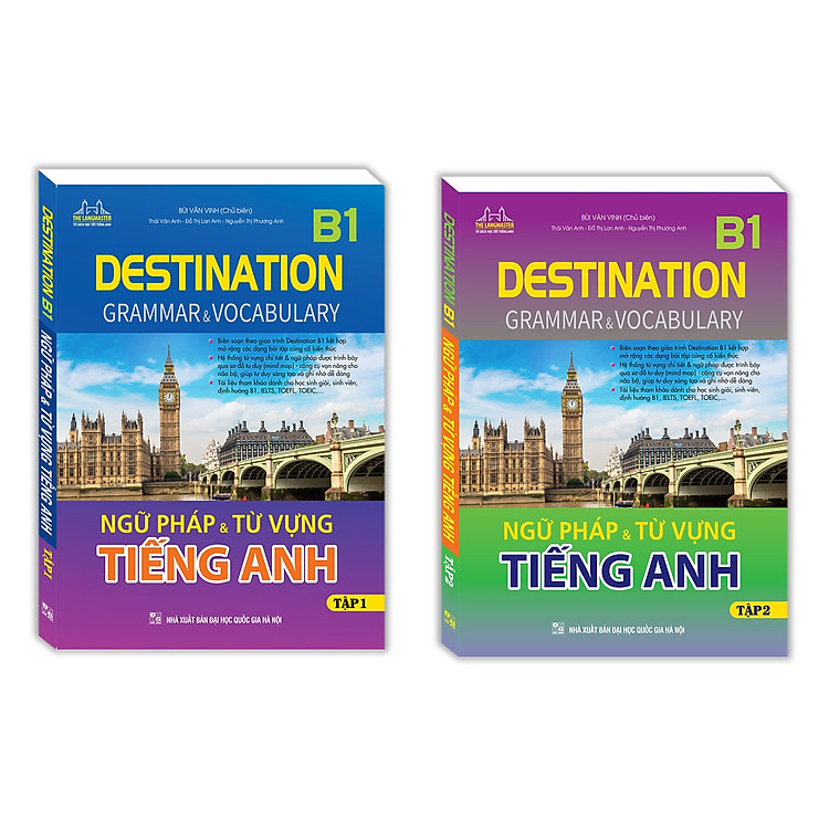 DESTINATION B1 – Ngữ pháp và từ vựng tiếng anh (Tập 1+2)