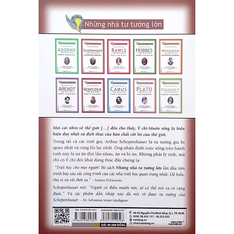 Những Nhà Tư Tưởng Lớn - Schopenhauer In 60 Minuten - Ảnh 3