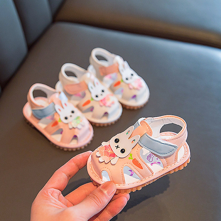 Giày Tập Đi Em Bé Trai Bé Gái Đế Mềm Chống Trơn Trượt Dép Tập Đi Phát Tiếng Kêu Chip Chip G16