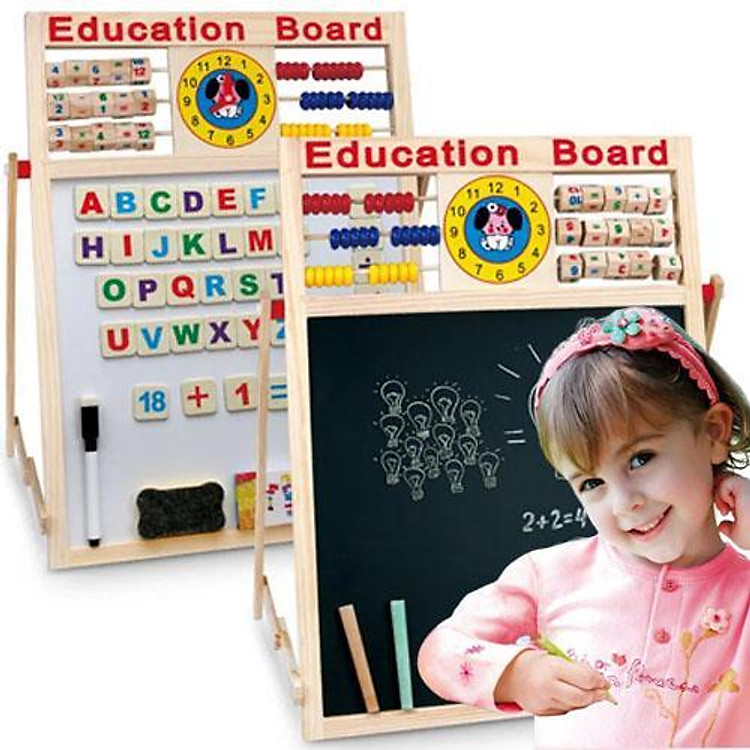 Mua Bảng Chữ Cái Và Số 2 Mặt Gỗ Chính hãng Tiết kiệm - Hình ảnh 4