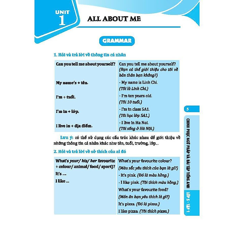 Global Success Chinh Phục Ngữ Pháp Và Bài Tập Tiếng Anh Lớp 5 - Tập 1 - Ảnh 3