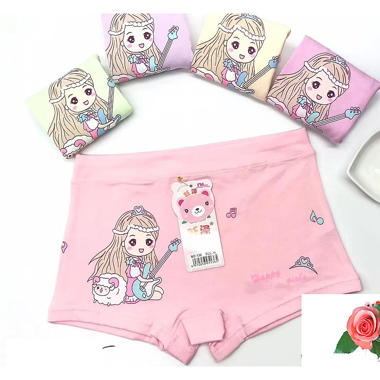 COMBO 5 QUẤN CHIP ĐÙI BÉ GÁI COTTON BUP BÊ