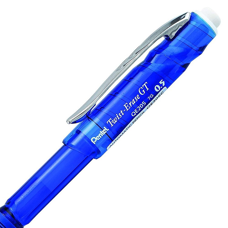 Bút Chì Kim Kỹ Thuật Pentel 0.5mm (QE205-C) - Xanh Dương - Ảnh 3