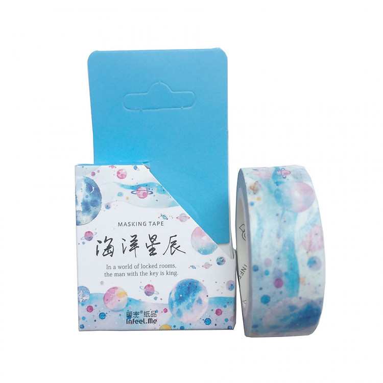 Băng Keo Trang Trí Washi Tape Đại Dương Huyền Ảo