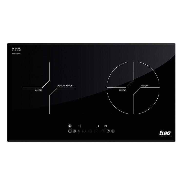 Bếp Đôi Điện Từ Hồng Ngoại Âm Elag KMH 73520.2-P (4600 W) - Hàng Chính Hãng