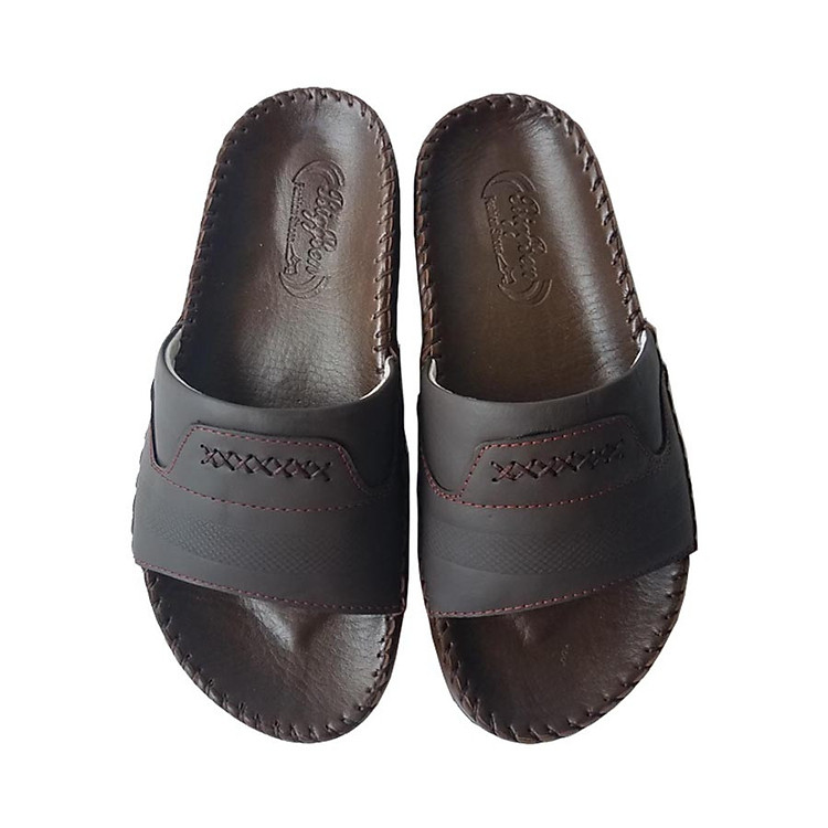 Dép Nam BIGGBEN Da Bò Thật Cao Cấp DN172