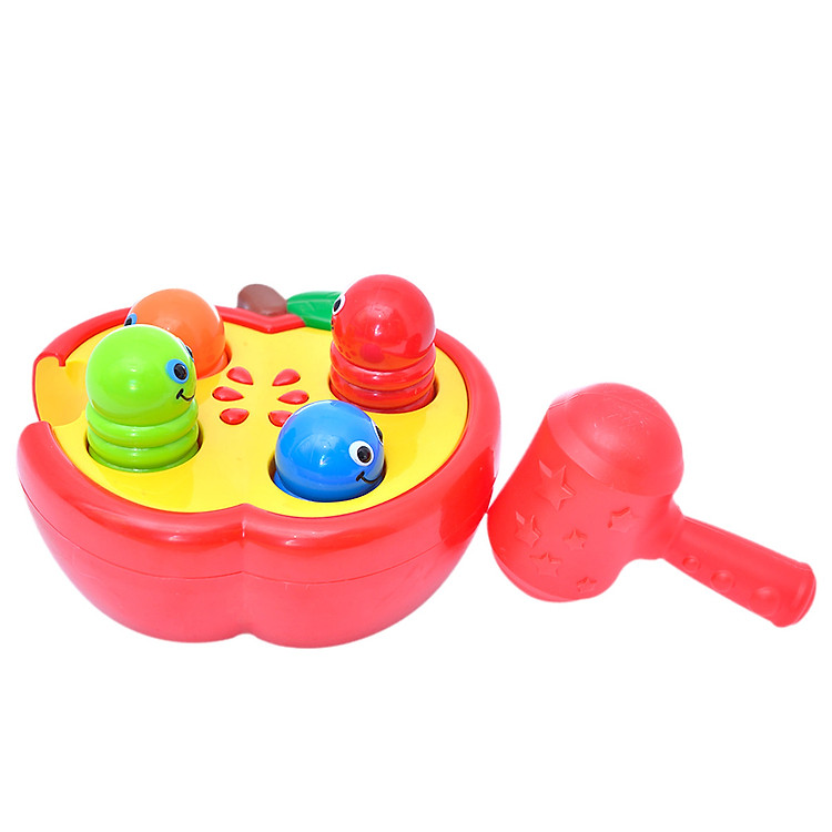 Đồ Chơi Đập Sâu Cho Bé Nhựa Nhiều Màu Sắc Cho Bé