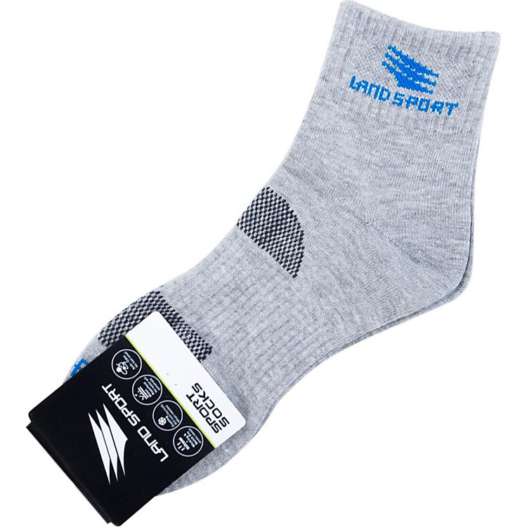 Tất Nam Land Sport SLA0017-M-GBWL - Xám Trắng