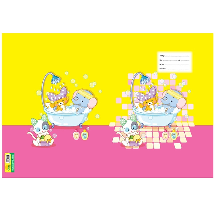 Bộ 3 Giấy Bao Tập Hình Thú (10 Tờ/Xấp) - Mẫu 2