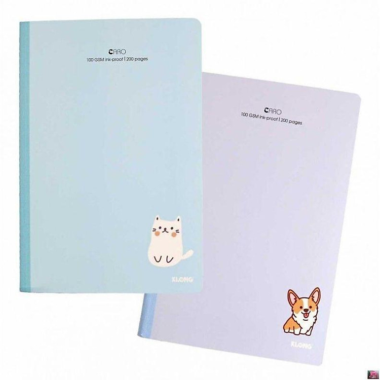 Vở may dán gáy Caro B5 (200 trang)