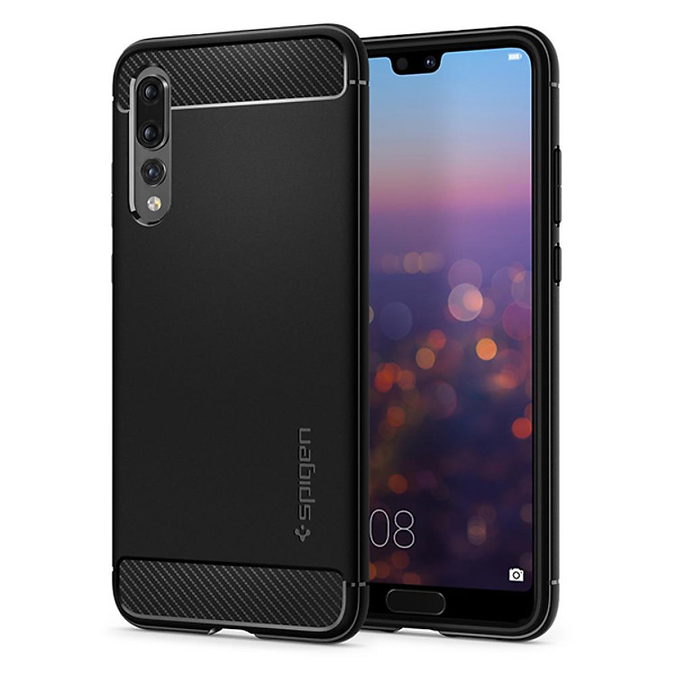 Ốp lưng Huawei P20 Pro Spigen Rugged Armor - Hàng Chính Hãng