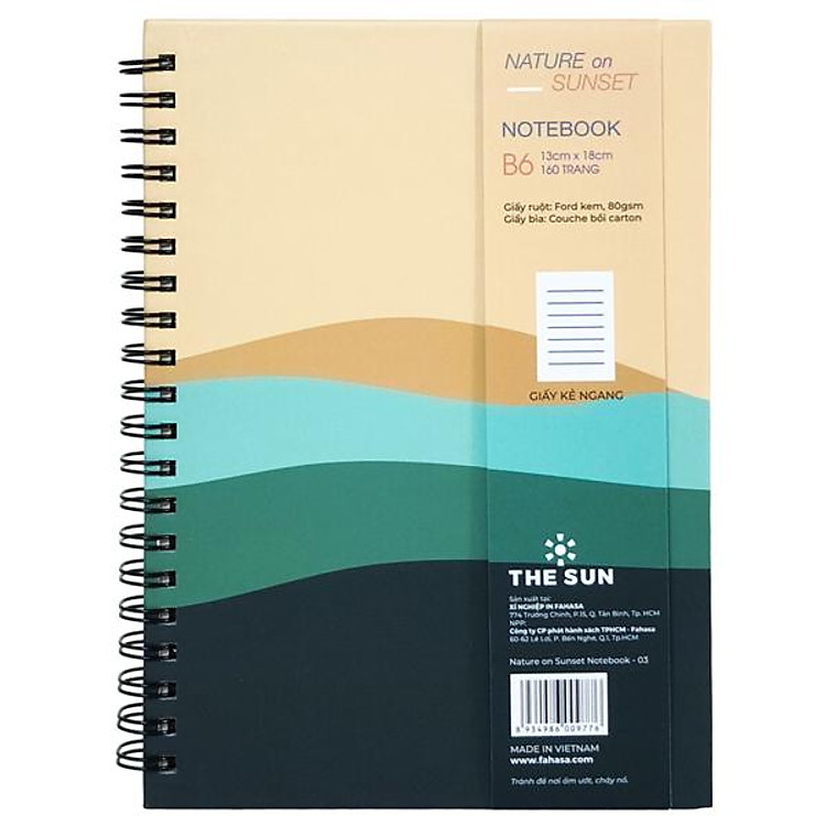 Sổ Lò Xo B6 Kẻ Ngang (160 trang, 80gsm)