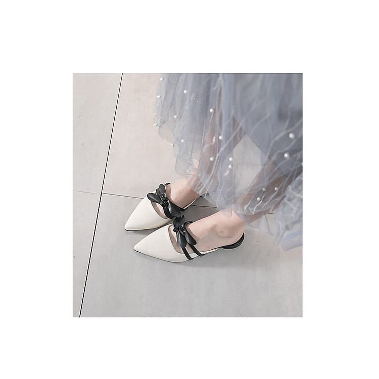 Dép sục nữ đính 2 nơ