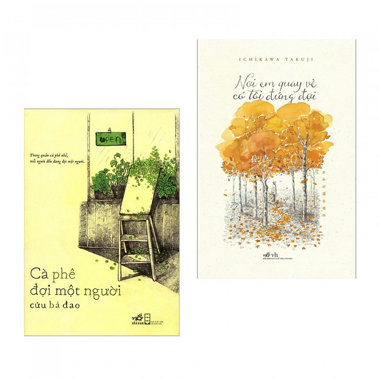 Combo Truyện Đặc Sắc: Cà Phê Đợi Một Người (Tái Bản) + Nơi Em Quay Về Có Tôi Đứng Đợi (Tái Bản) - Tặng kèm bookmark thiết kế Aha