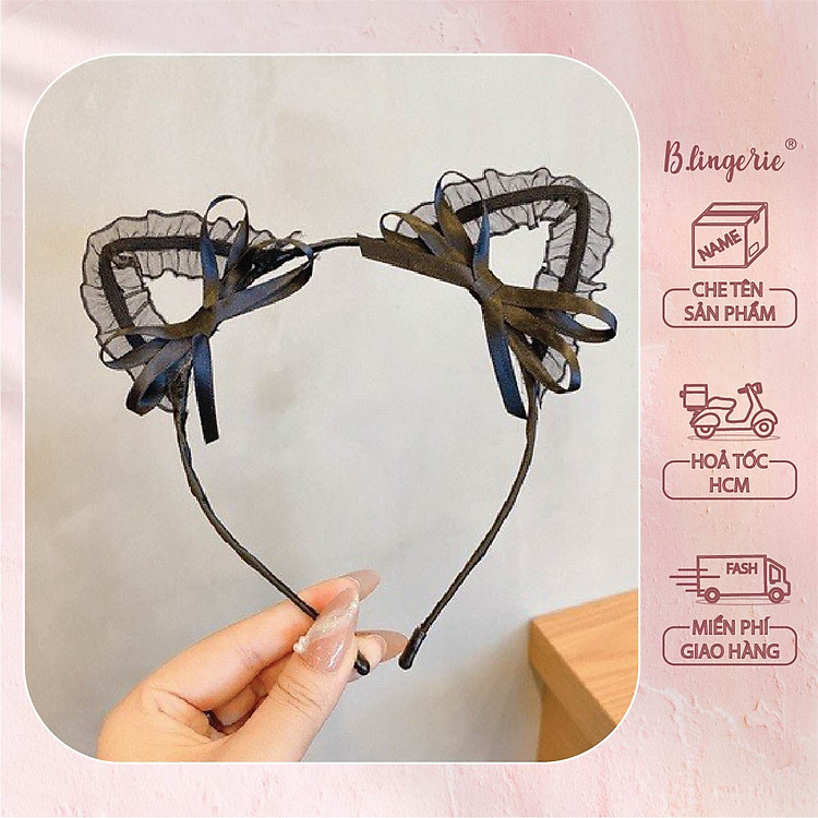 Cài Tóc Mèo Nơ - B.Lingerie