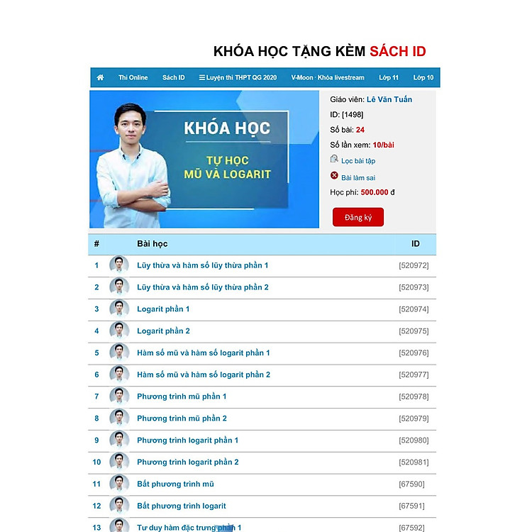 Tự Học Mũ - Logarit - Ảnh 5
