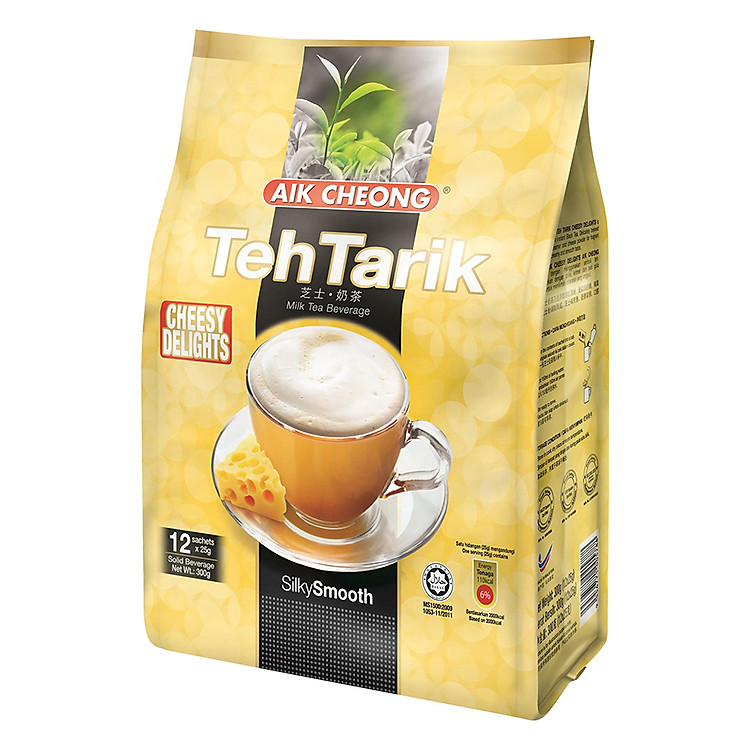 Trà Sữa Vị Phô Mai Aik Cheong Cheesy Delights (12 Gói x 25g)