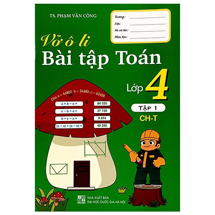 Vở Ô Li Bài Tập Toán Lớp 4 – Tập 1