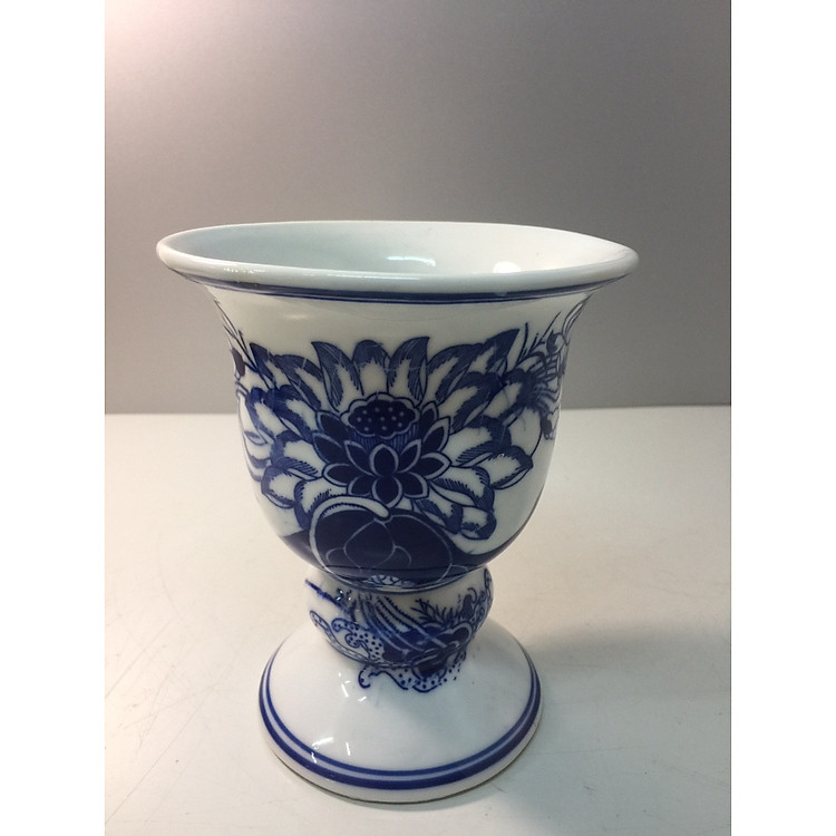 Đồ thờ cúng gốm sứ bát tràng ( chân đế cắm quả Phật ) dành cho các Ban thờ thần tài , thờ giá tiên kết hợp đồ thờ đồng)oem