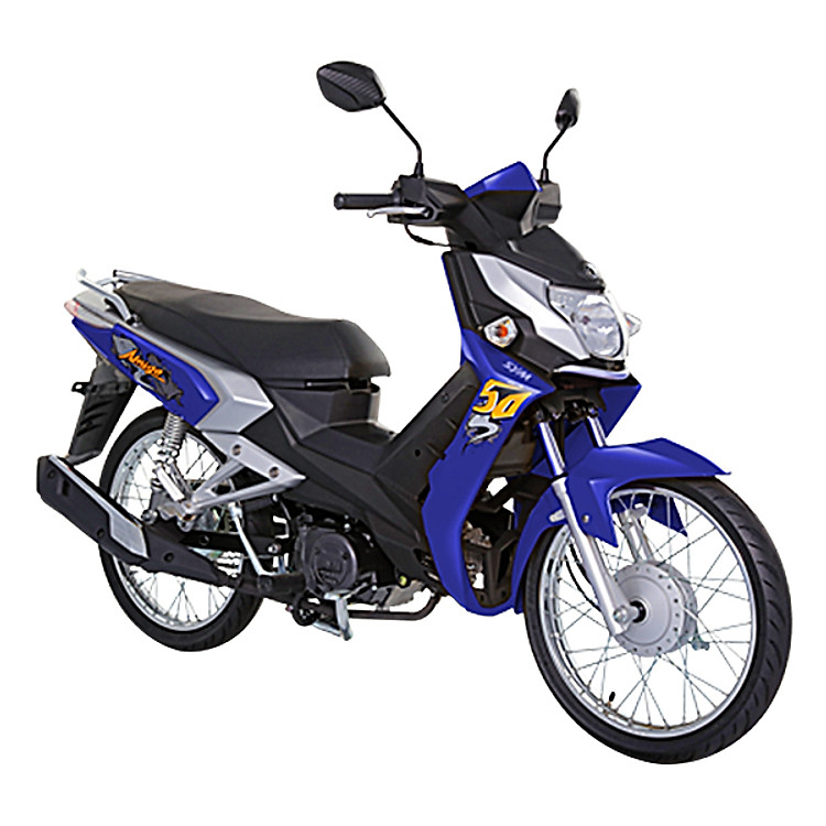 Xe Máy SYM Amigo 50 - Xanh Bạc + Tặng Combo 4 Quà Tặng
