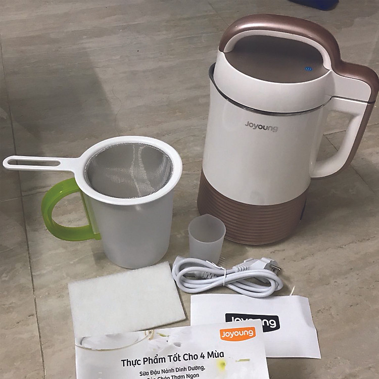 Máy Làm Sữa Đậu Nành 1000W Inox 304 Joyoung Đa Năng Làm Sữa Hạt Ngũ Cốc Xay Sinh Tố Ép Trái Cây Nấu Cháo Loãng-Hàng Chính Hãng