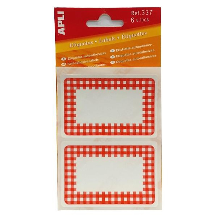 Sticker Viền Đỏ APLI 52×78 (337)