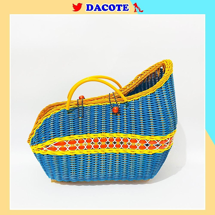 Giỏ đựng gà chọi có quai xách đan mây chắc chắn siêu đep nhiều màu