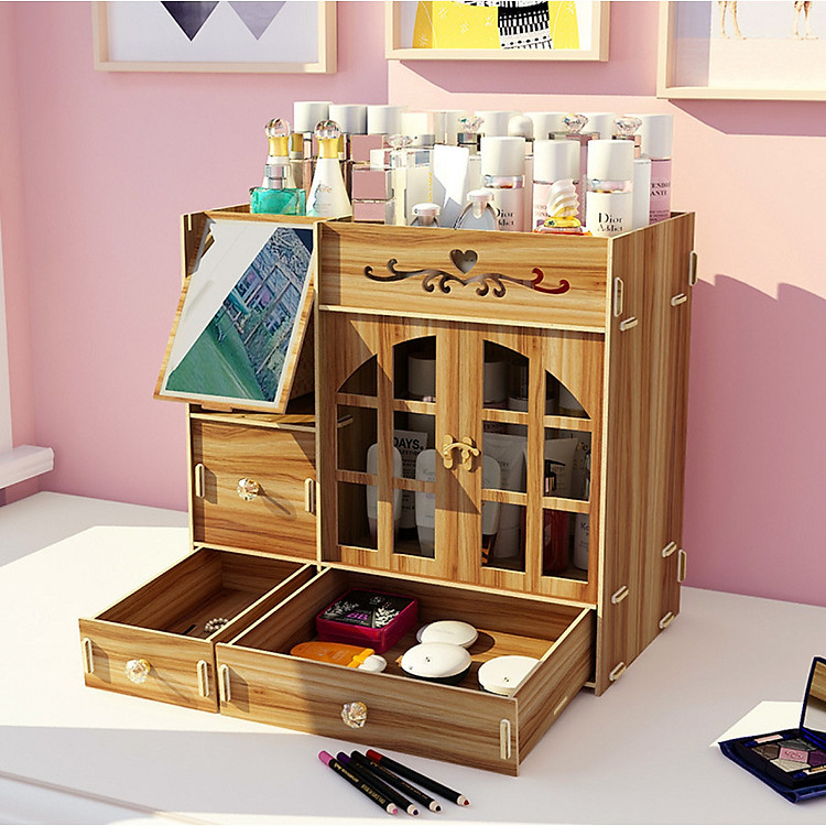 TỦ ĐỰNG ĐỒ MỸ PHẨM, KỆ ĐỰNG MỸ PHẨM NHIỀU NGĂN