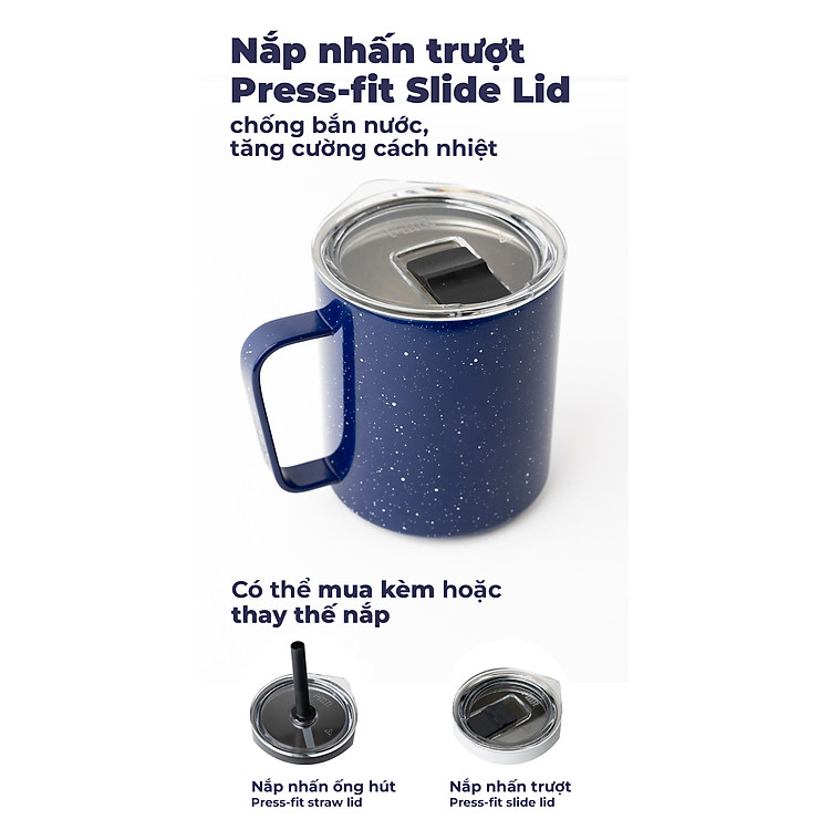 Cốc Giữ Nhiệt Camp Cup MiiR - Màu Xám (354ml) - Ảnh 6