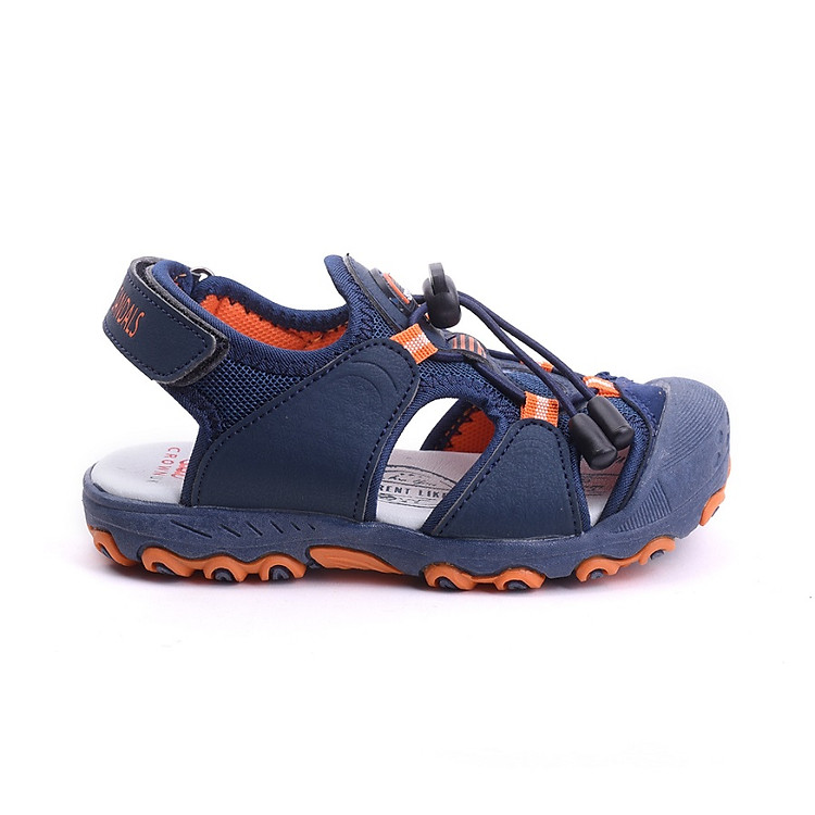 Sandals Bít Mũi Bảo Vệ Chân Nam Cao Cấp Kiểu Dáng Thể Thao Crown Space UK active CRUK804 Nhẹ Êm Thoáng Khí Dành cho Bé Trai Từ 4 đến 14 Tuổi/Size 26-35